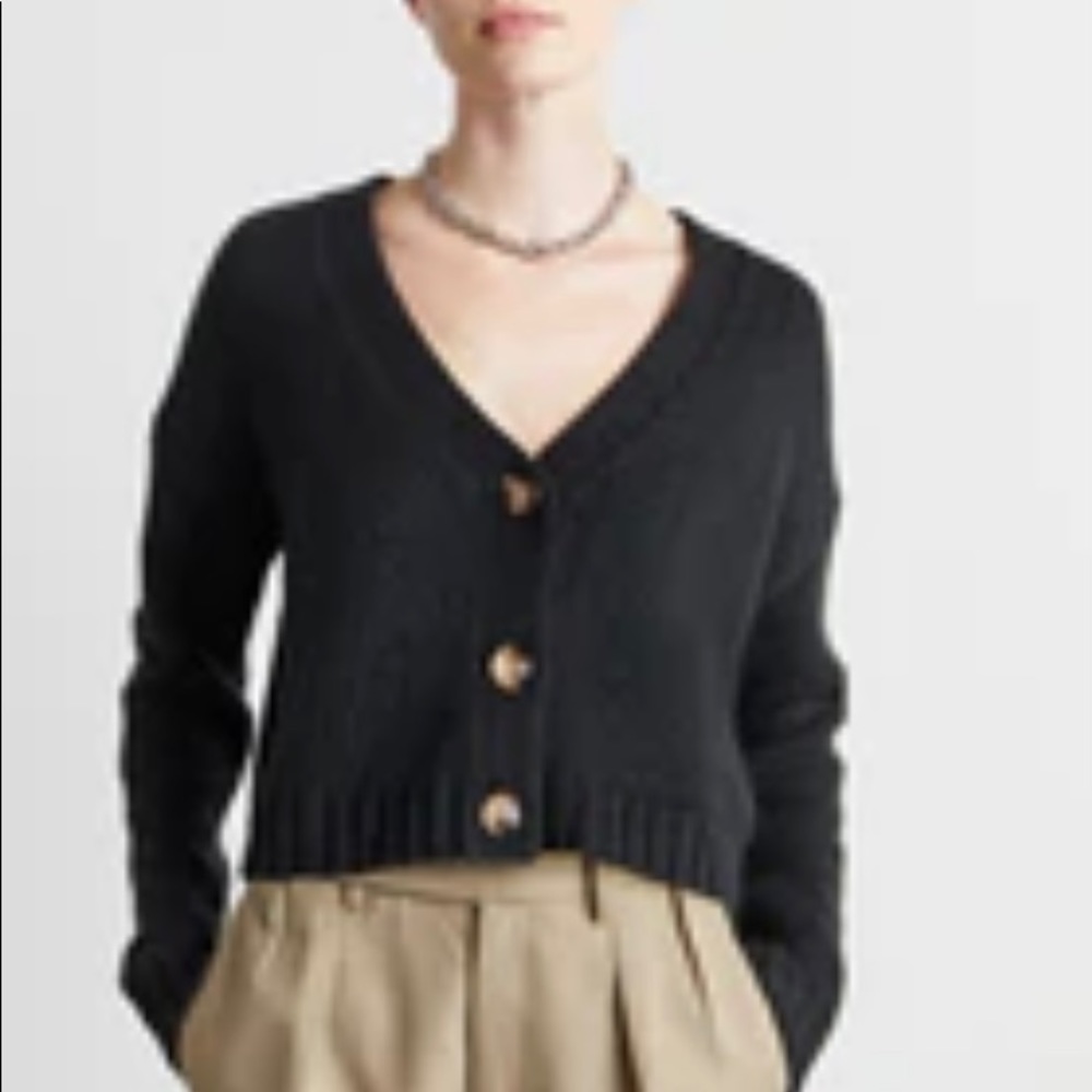 Who What Wear Cropped Knit Cardigan